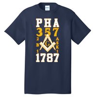 Prince Hall Mason PHA 357 2b1ask1 1787 Masonic Thanksgiving Tall T-Shirt