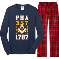 Prince Hall Mason PHA 357 2b1ask1 1787 Masonic Thanksgiving Long Sleeve Pajama Set