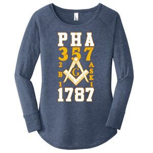 Prince Hall Mason PHA 357 2b1ask1 1787 Masonic Thanksgiving Women's Perfect Tri Tunic Long Sleeve Shirt