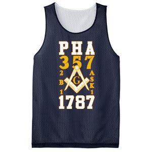 Prince Hall Mason PHA 357 2b1ask1 1787 Masonic Thanksgiving Mesh Reversible Basketball Jersey Tank