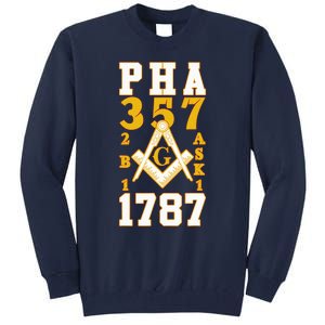 Prince Hall Mason PHA 357 2b1ask1 1787 Masonic Thanksgiving Tall Sweatshirt