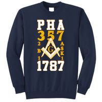 Prince Hall Mason PHA 357 2b1ask1 1787 Masonic Thanksgiving Tall Sweatshirt