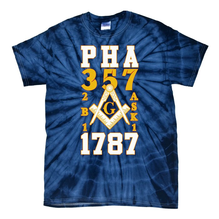 Prince Hall Mason PHA 357 2b1ask1 1787 Masonic Thanksgiving Tie-Dye T-Shirt