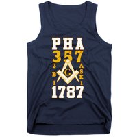 Prince Hall Mason PHA 357 2b1ask1 1787 Masonic Thanksgiving Tank Top