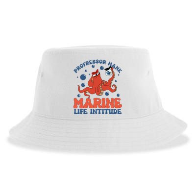 Professor Hank Marine Life Institute Professor Hank Funny Sustainable Bucket Hat