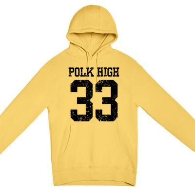 Polk High Number 33 Premium Pullover Hoodie