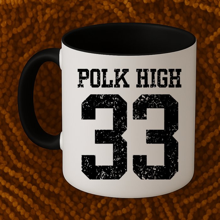 Polk High Number 33 Mug