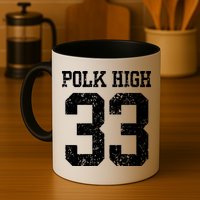 Polk High Number 33 Mug