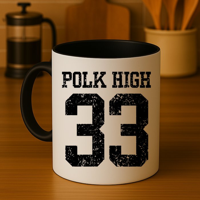 Polk High Number 33 Mug