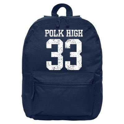 Polk High Number 33 16 in Basic Backpack