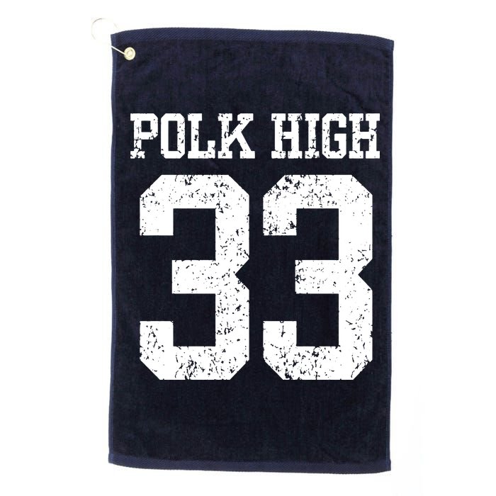 Polk High Number 33 Golf Towel