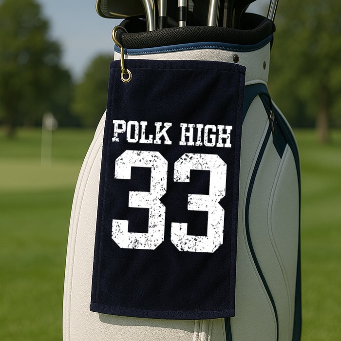 Polk High Number 33 Golf Towel