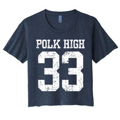 Polk High Number 33 Crop Top