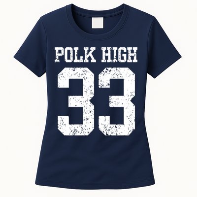 Polk High Number 33 Womens T-Shirt