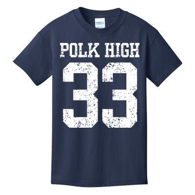 Polk High Number 33 Kids T-Shirt