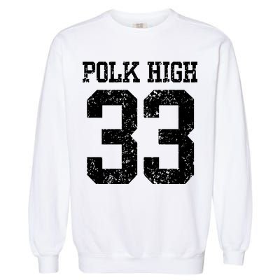 Polk High Number 33 Garment-Dyed Sweatshirt