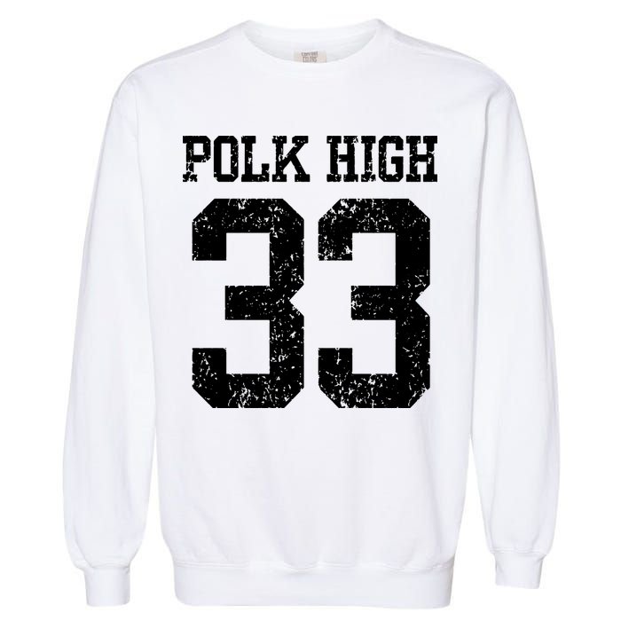 Polk High Number 33 Garment-Dyed Sweatshirt