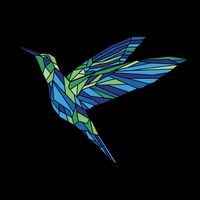 Polygonal Hummingbird Nature Backpack