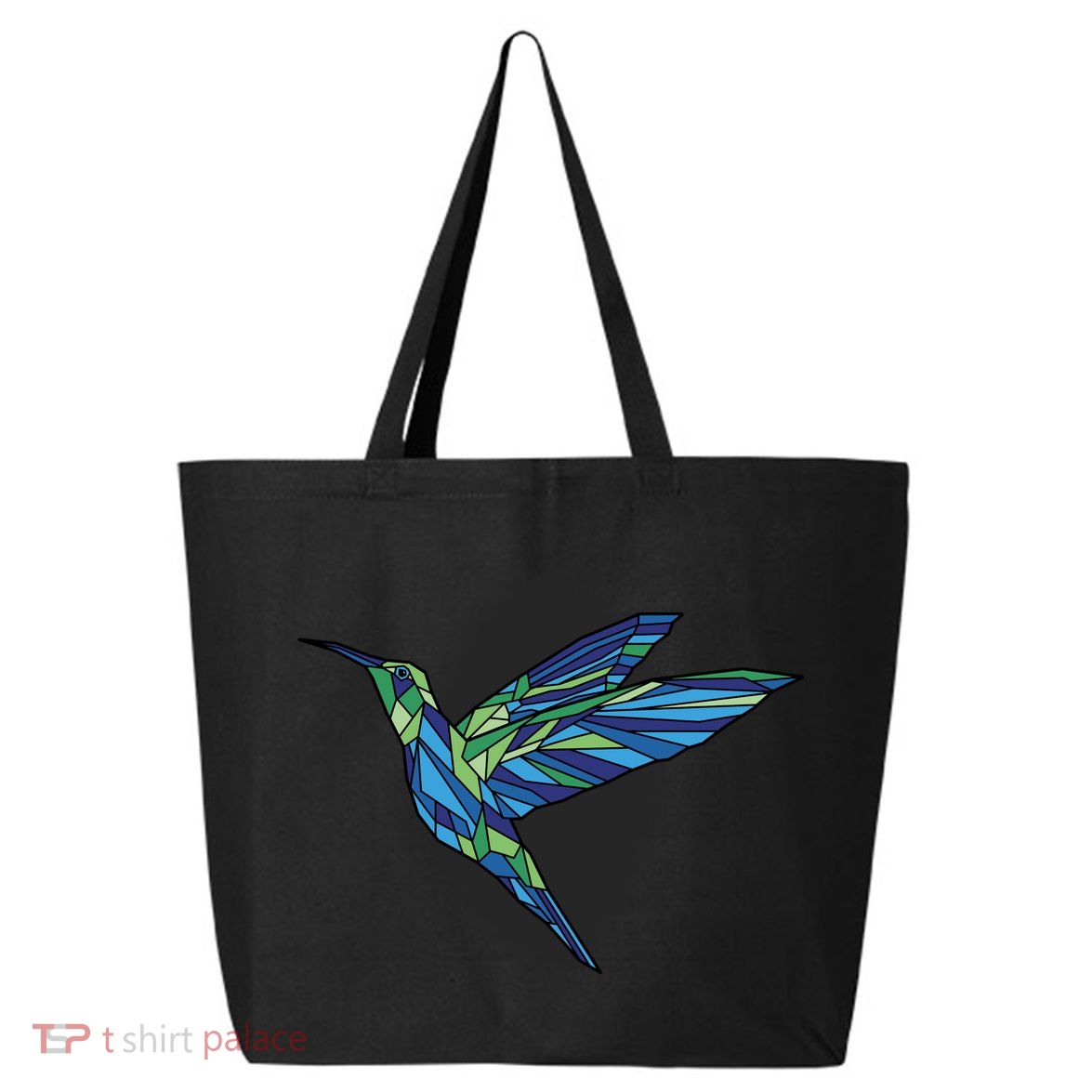 Polygonal Hummingbird Nature 25L Jumbo Tote