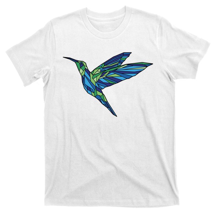 Polygonal Hummingbird Nature T-Shirt