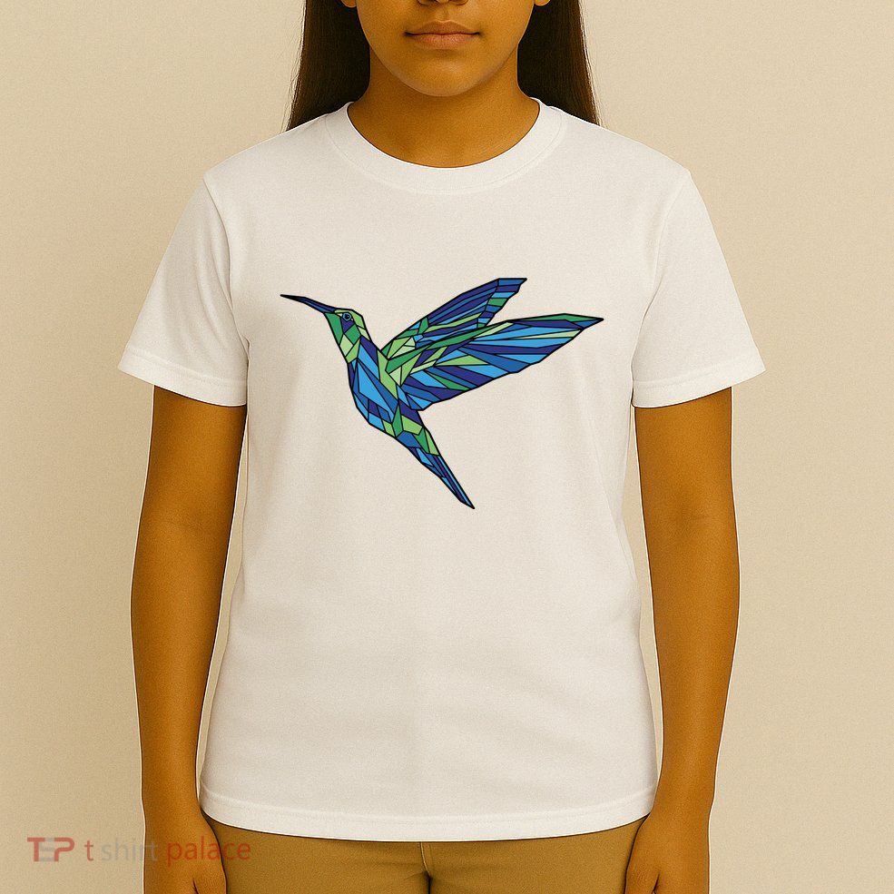 Polygonal Hummingbird Nature T-Shirt