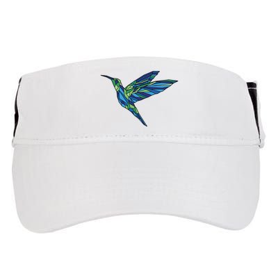 Polygonal Hummingbird Nature Adult Drive Performance Visor