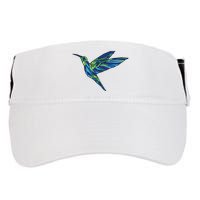 Polygonal Hummingbird Nature Adult Drive Performance Visor