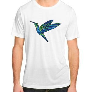 Polygonal Hummingbird Nature Adult ChromaSoft Performance T-Shirt