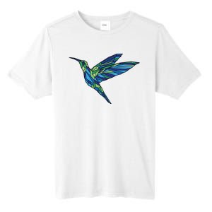 Polygonal Hummingbird Nature Tall Fusion ChromaSoft Performance T-Shirt