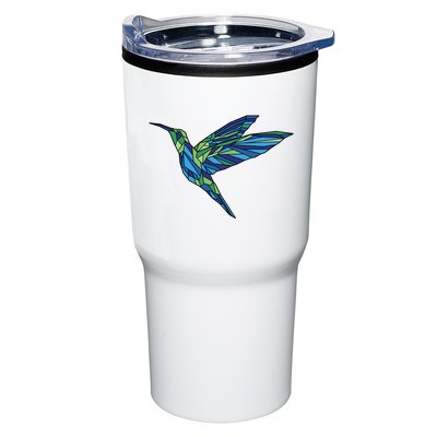 Polygonal Hummingbird Nature Tumbler
