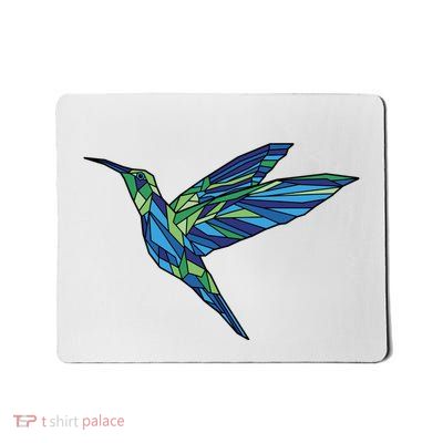Polygonal Hummingbird Nature Mousepad