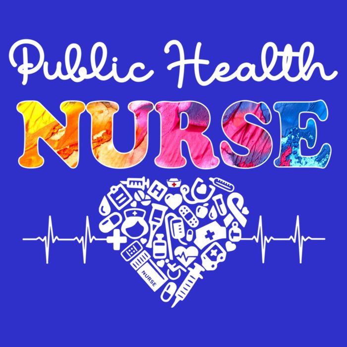 Public Health Nurse Watercol Love Heart Stethoscope Rn Nurse Gift Toddler T-Shirt