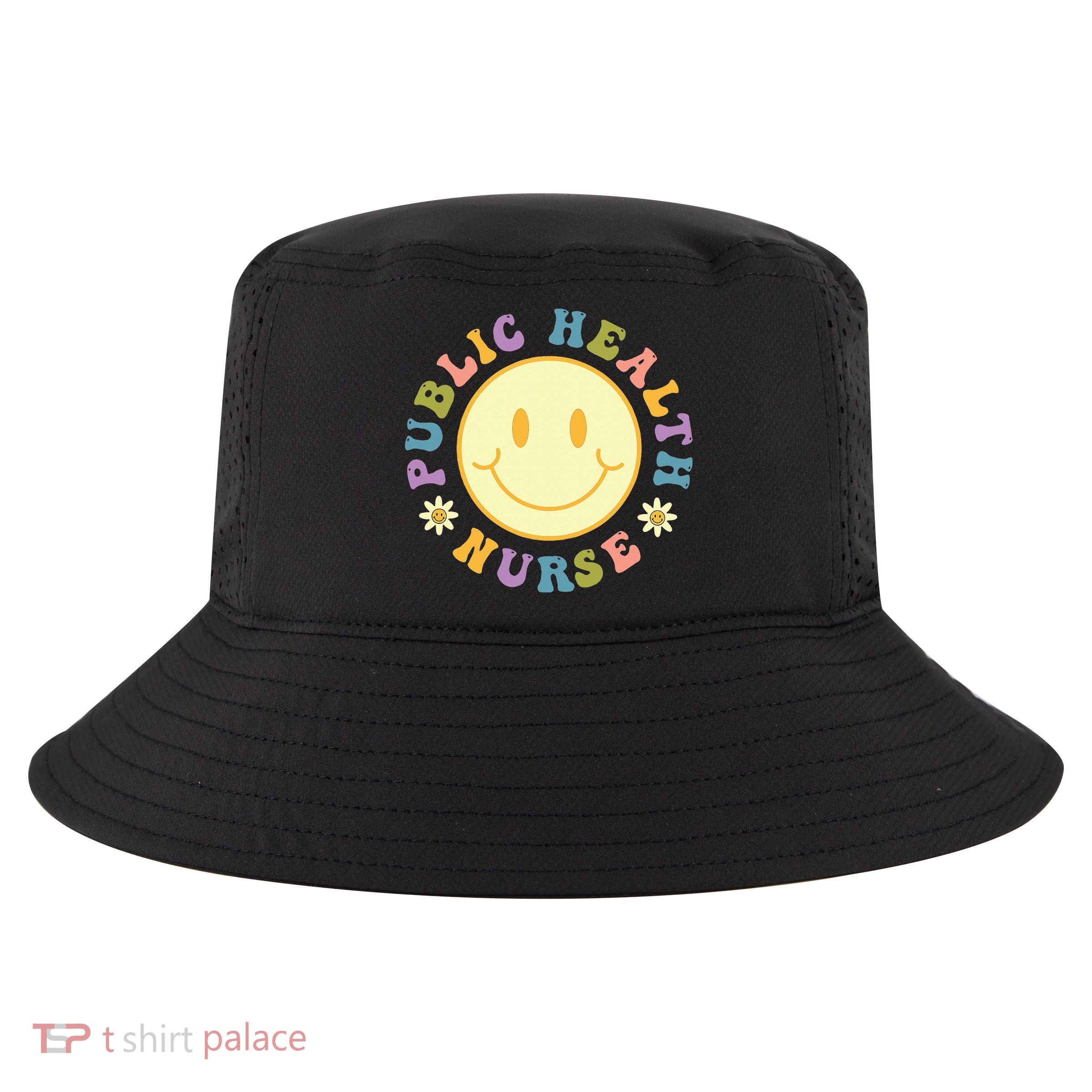 Public Health Nurse  Groovy Public Health Nursing Cool Comfort Performance Bucket Hat
