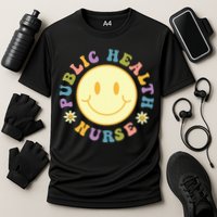 Public Health Nurse  Groovy Public Health Nursing Cooling Performance Crew T-Shirt