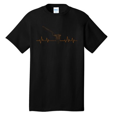 Pasta Heartbeat Noodles Italian Cook Fork Tall T-Shirt