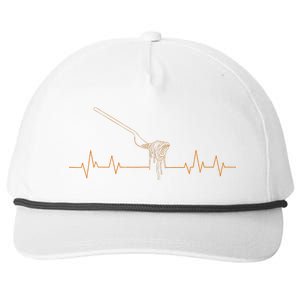 Pasta Heartbeat Noodles Italian Cook Fork Snapback Five-Panel Rope Hat