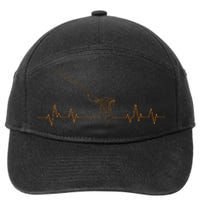 Pasta Heartbeat Noodles Italian Cook Fork 7-Panel Snapback Hat