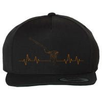 Pasta Heartbeat Noodles Italian Cook Fork Wool Snapback Cap