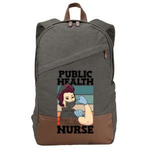 Public Health Nurse Nursing Profession National Nurses Day Gift Cotton Canvas Backpack