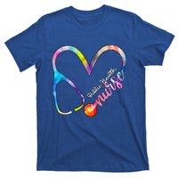 Public Health Nurse Watercol Love Heart Stethoscope Rn Nurse Gift T-Shirt