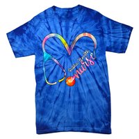 Public Health Nurse Watercol Love Heart Stethoscope Rn Nurse Gift Tie-Dye T-Shirt