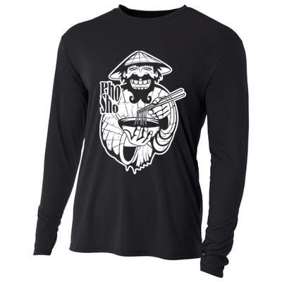 Pho Sho Funny Vietnamese Cooling Performance Long Sleeve Crew