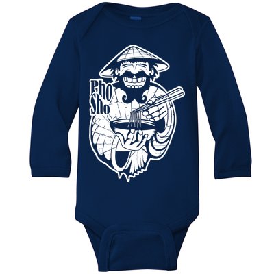 Pho Sho Funny Vietnamese Baby Long Sleeve Bodysuit