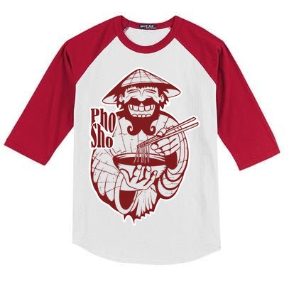 Pho Sho Funny Vietnamese Kids Colorblock Raglan Jersey