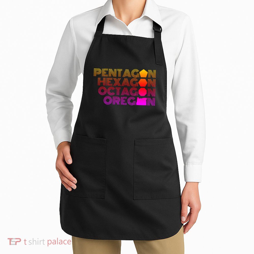 Pentagon Hexagon Octagon Oregon Apron