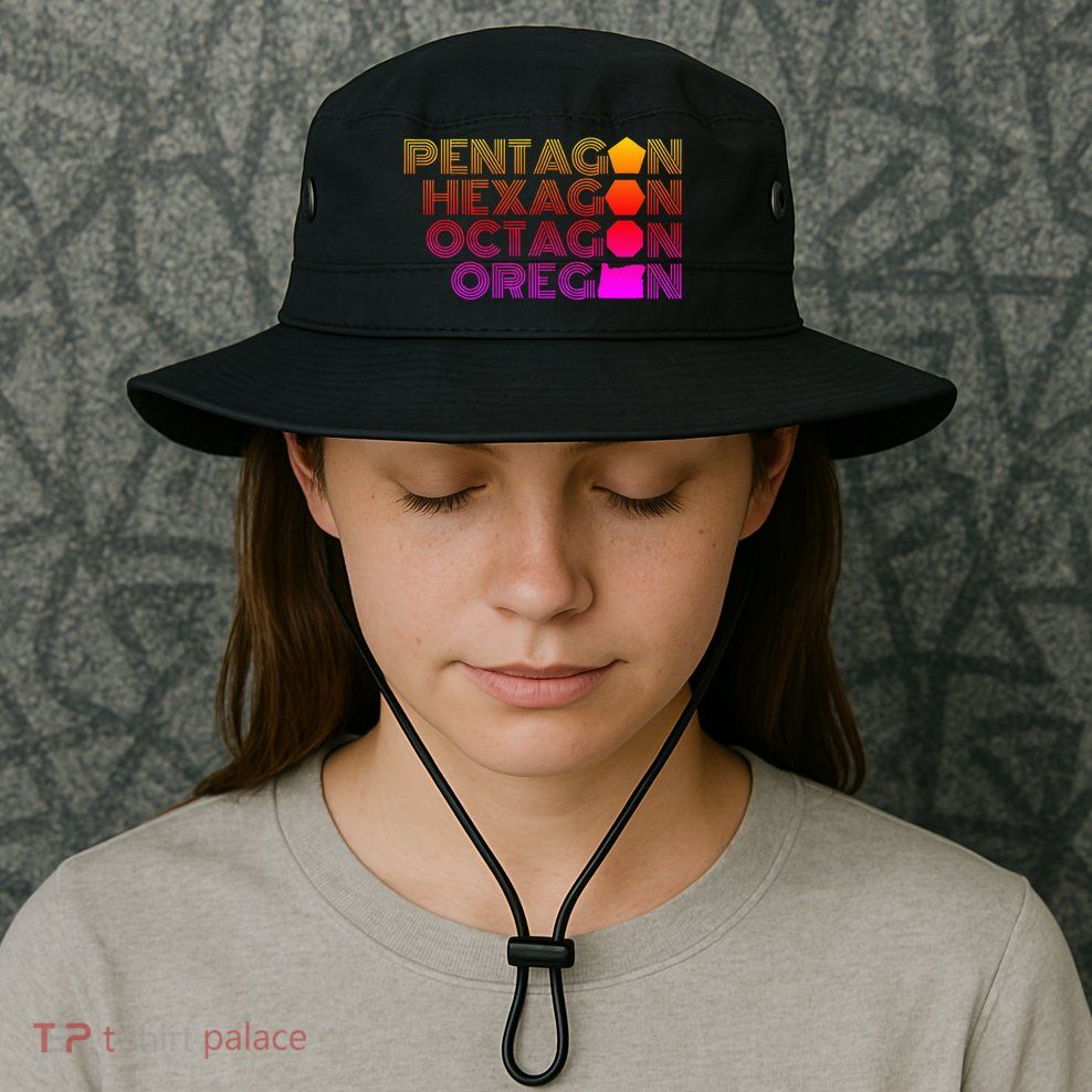 Pentagon Hexagon Octagon Oregon Bucket Hat
