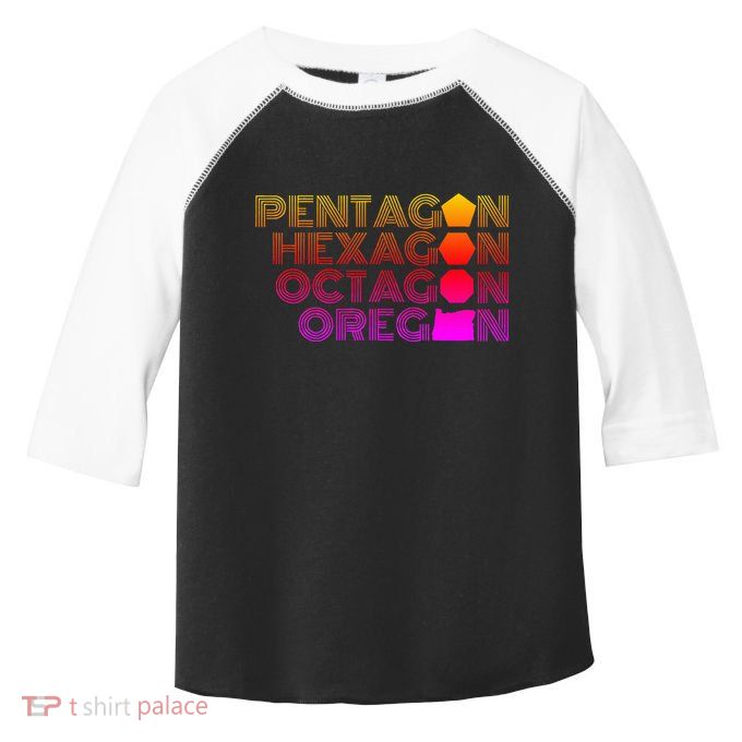 Pentagon Hexagon Octagon Oregon Toddler Fine Jersey T-Shirt