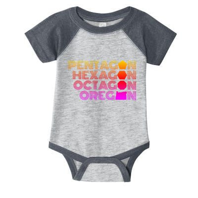 Pentagon Hexagon Octagon Oregon Infant Baby Jersey Bodysuit