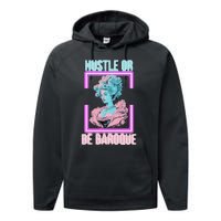 PinkFluffDesigns Hustle or Be Baroque Performance Fleece Hoodie