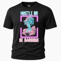 PinkFluffDesigns Hustle or Be Baroque Cooling Performance Crew T-Shirt